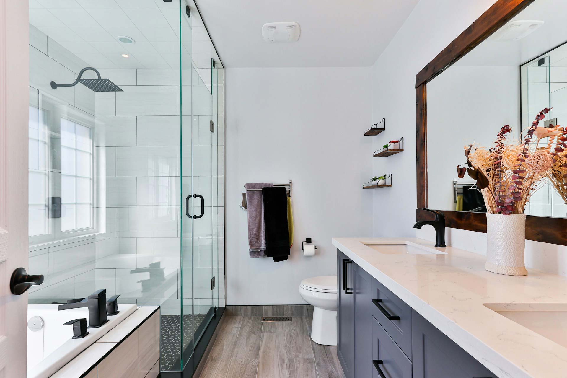 Newly renovated bathroom